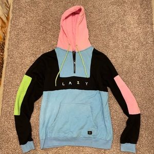 Lazy oaf flawed colorblock hoodie